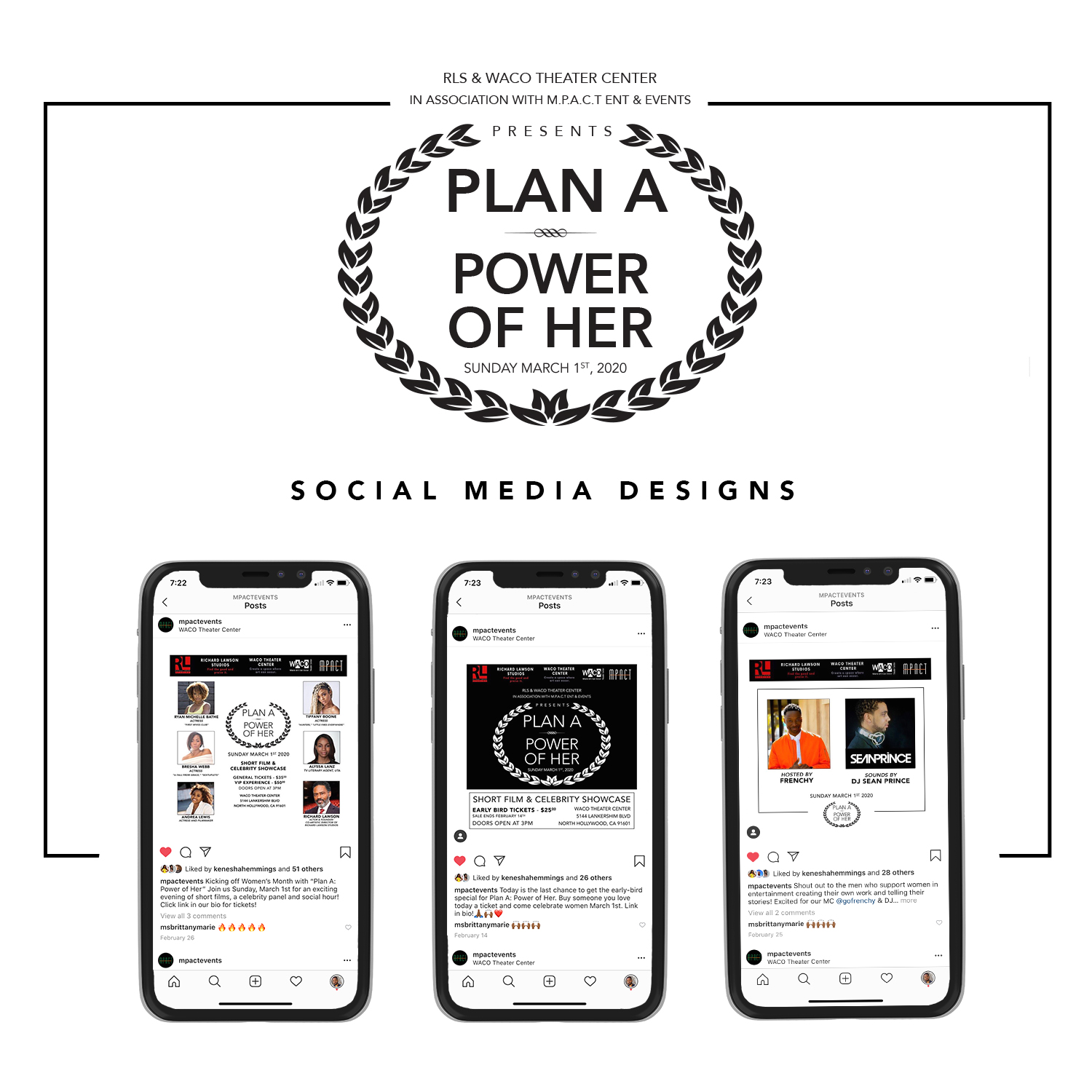 Plan A: Power of Her Social Media Design project cover